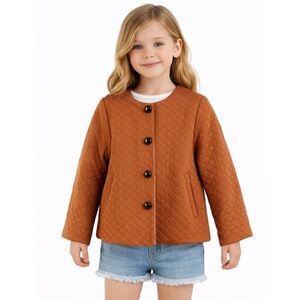 Suoak custom little girls quilted jacket